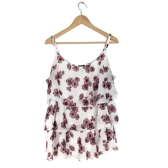 torrid Tops - Torrid Boho Tiered Floral Cami Tank Top Blouse